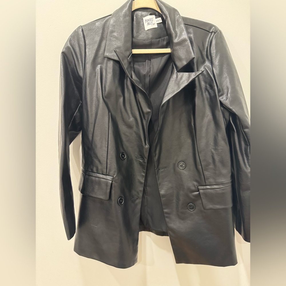 Princess Polly leather blazer